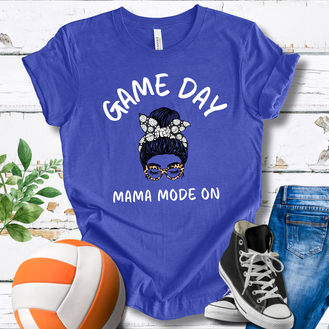 Game Day Mama Mode On T-shirt