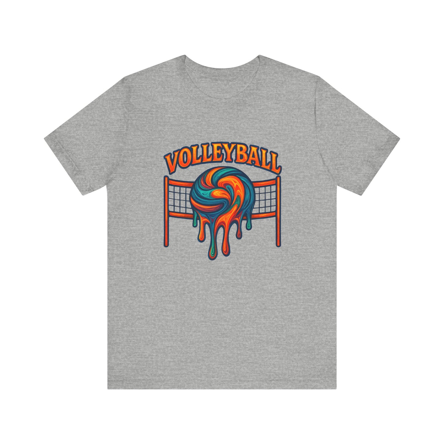 Volleyball Drip Retro T-shirt