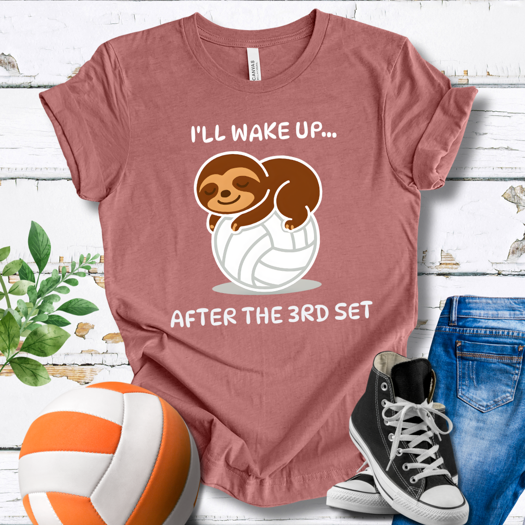 Sloth I'll Wake Up After The 3rd Set T-shirt