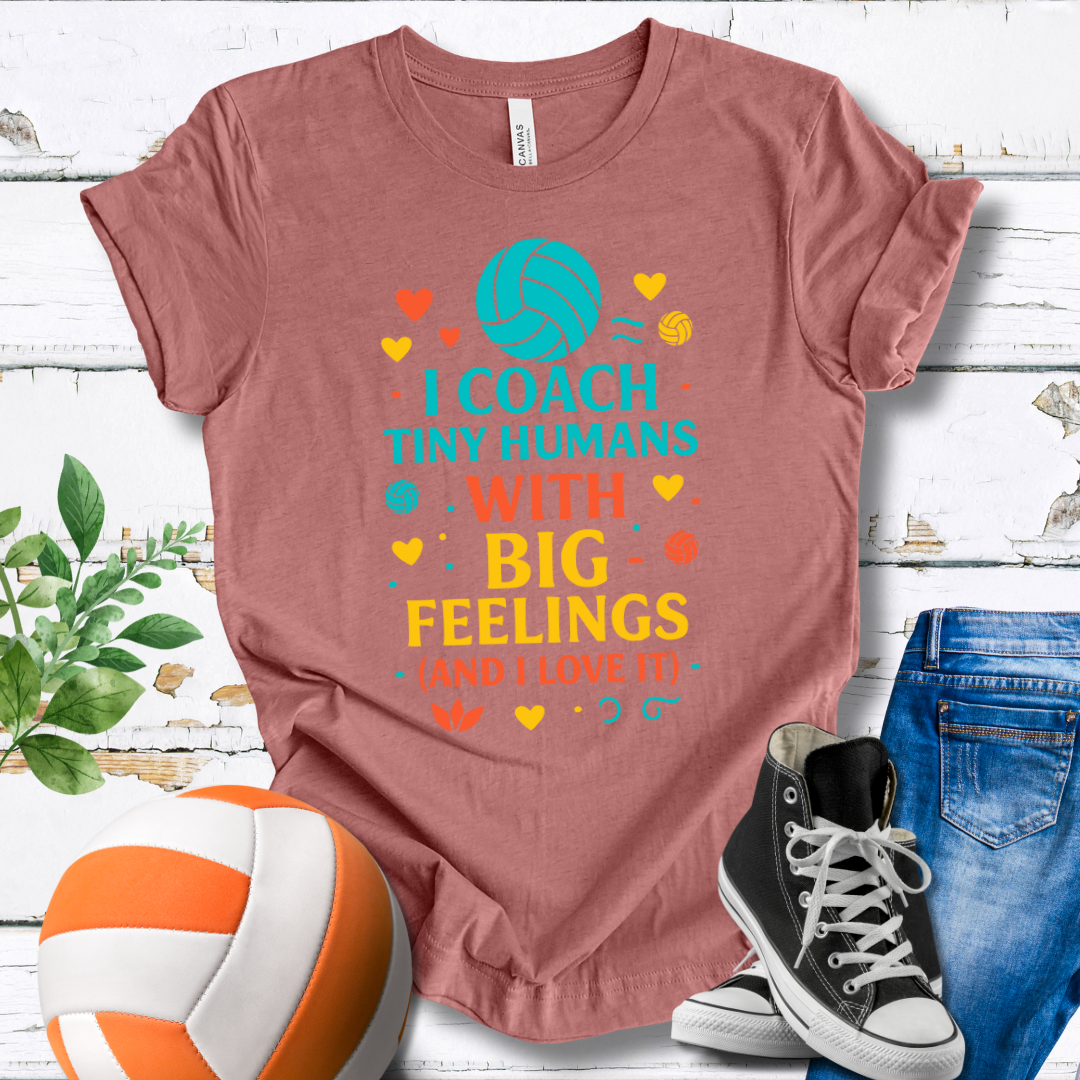 I Coach Tiny Humans With Big Feelings T-shirt