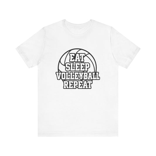 Eat Sleep Volleyball Repeat T-shirt
