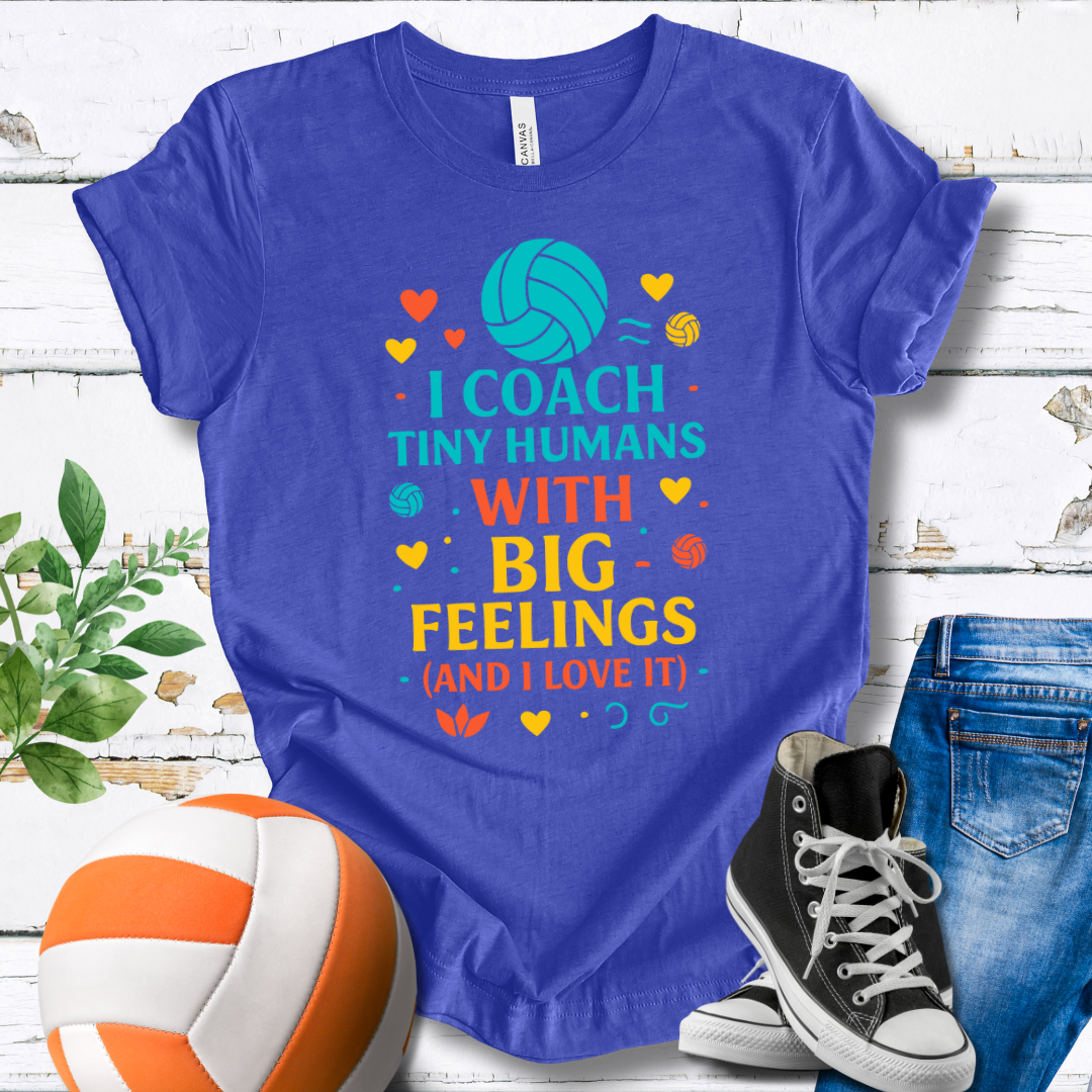 I Coach Tiny Humans With Big Feelings T-shirt