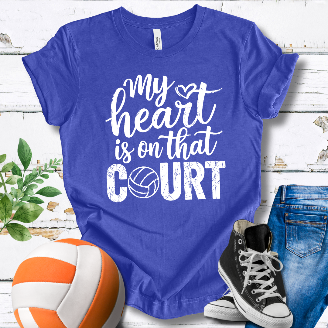 My Heart Is On That Court V2 T-shirt