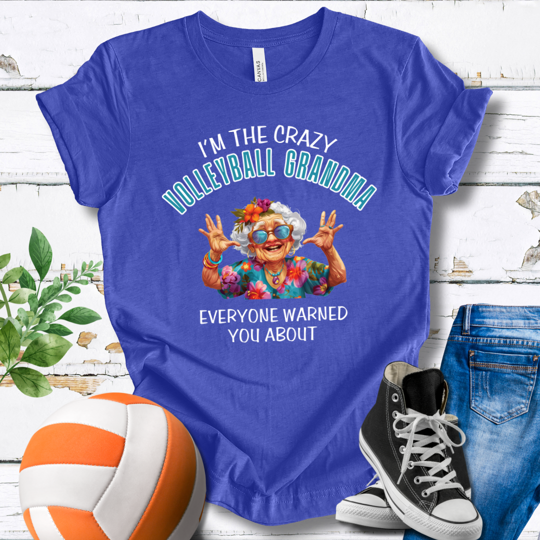 Crazy Volleybal Grandma T-shirt