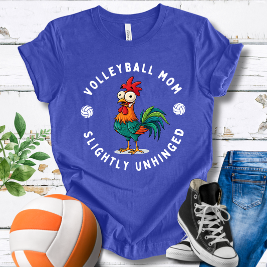 Volleyball Mom Slightly Unhinged T-shirt