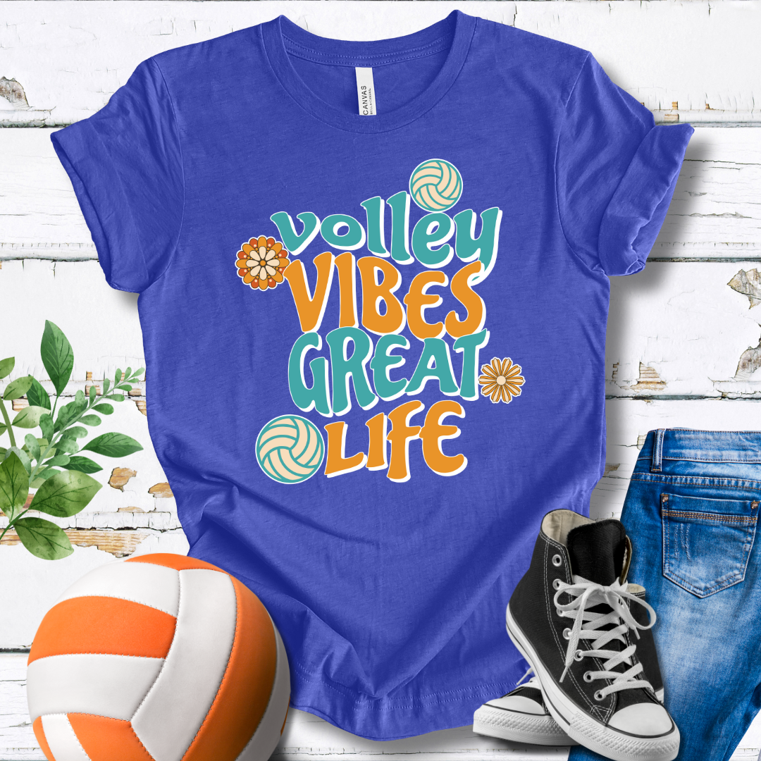 Volley Vibes Great Life T-shirt