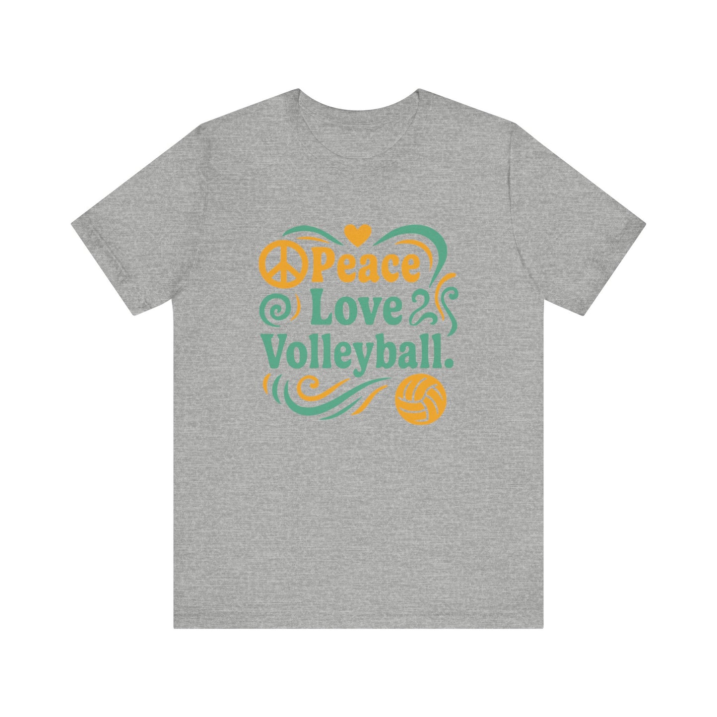 Peace Love Volleyball T-shirt
